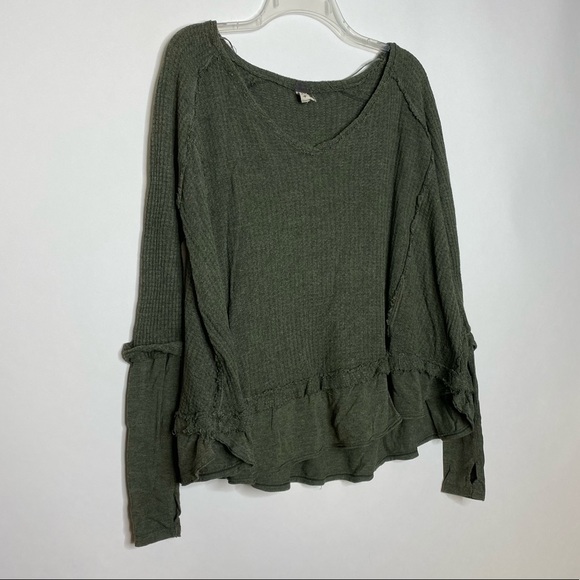 Free People Laguna Thermal XS Moss Green - Picture 10 of 10
